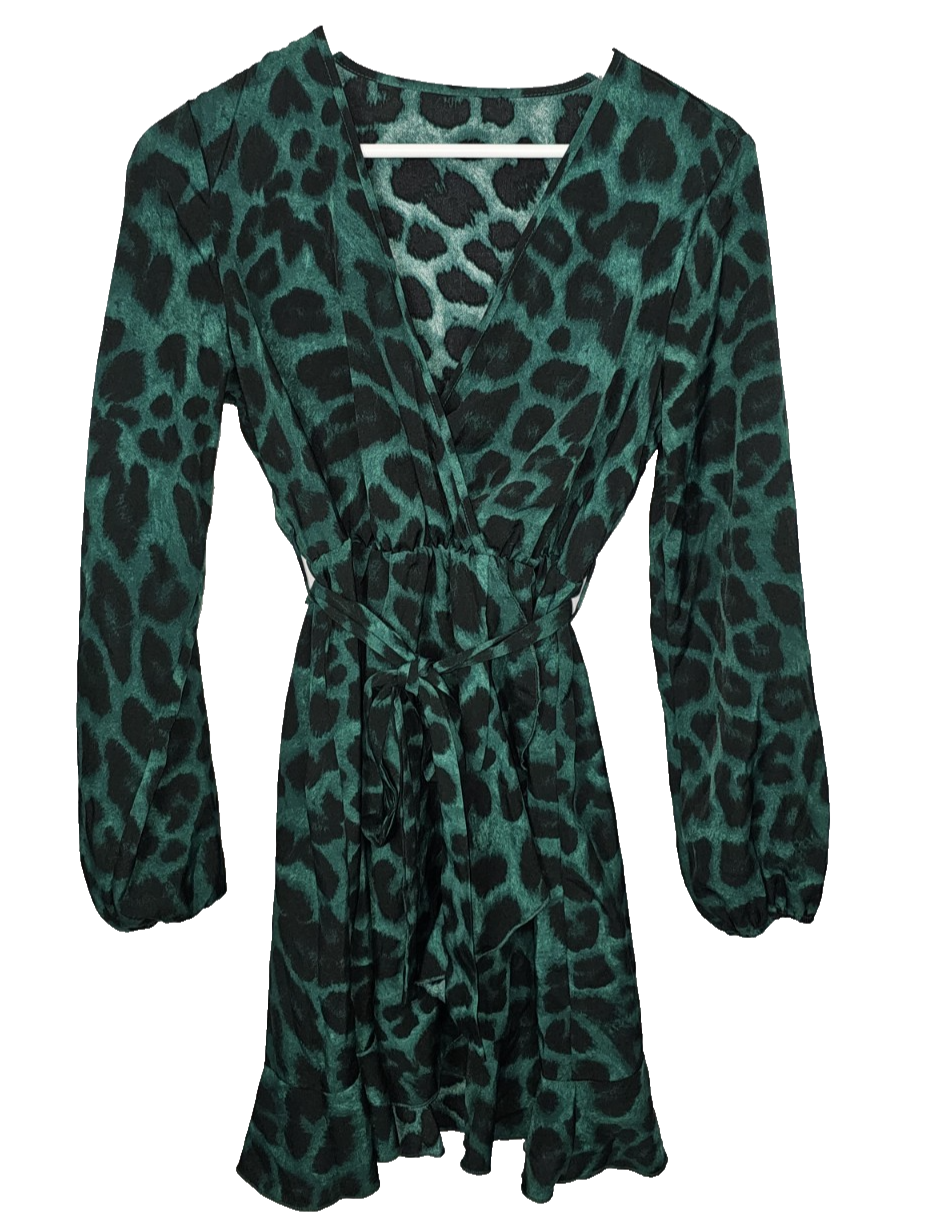 EK8636 Damen Kleid vo Shein, Grün, Gr. S0