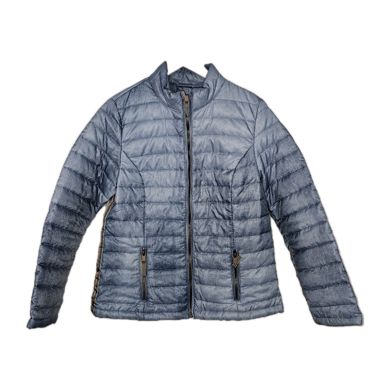 EK11051 Damen Steppjacke von Laura Torelli Gr. 42 (mit Maße) in blau0