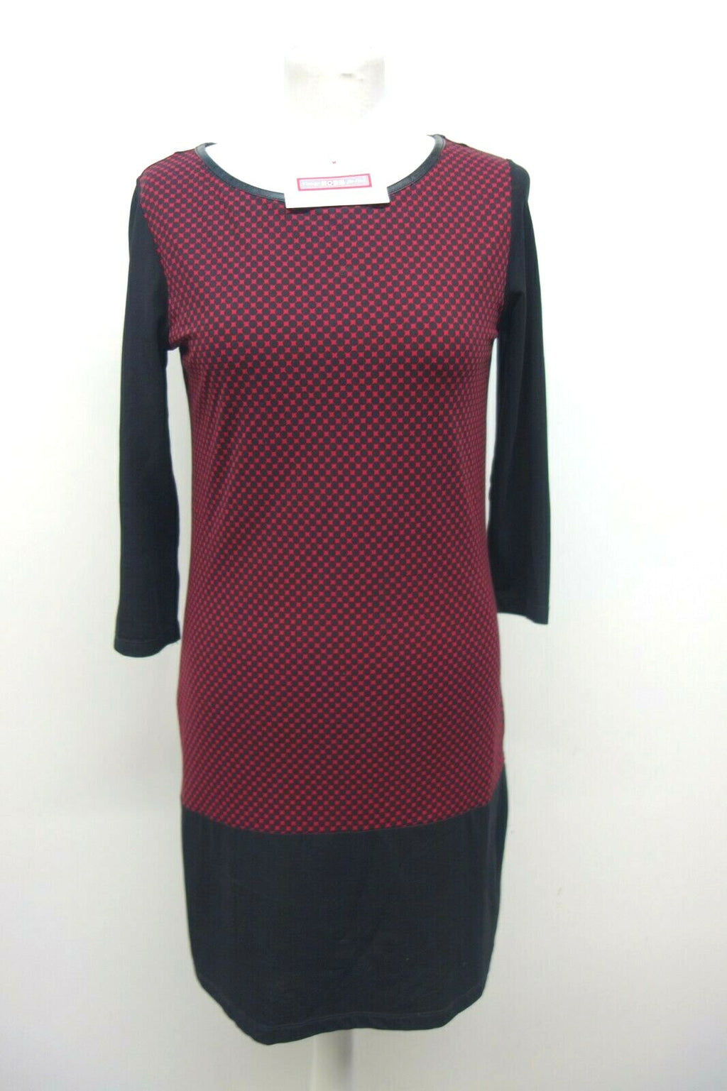 EK1246 Damen Kleid von Sir Oliver, schwarz/rot, Gr. 380