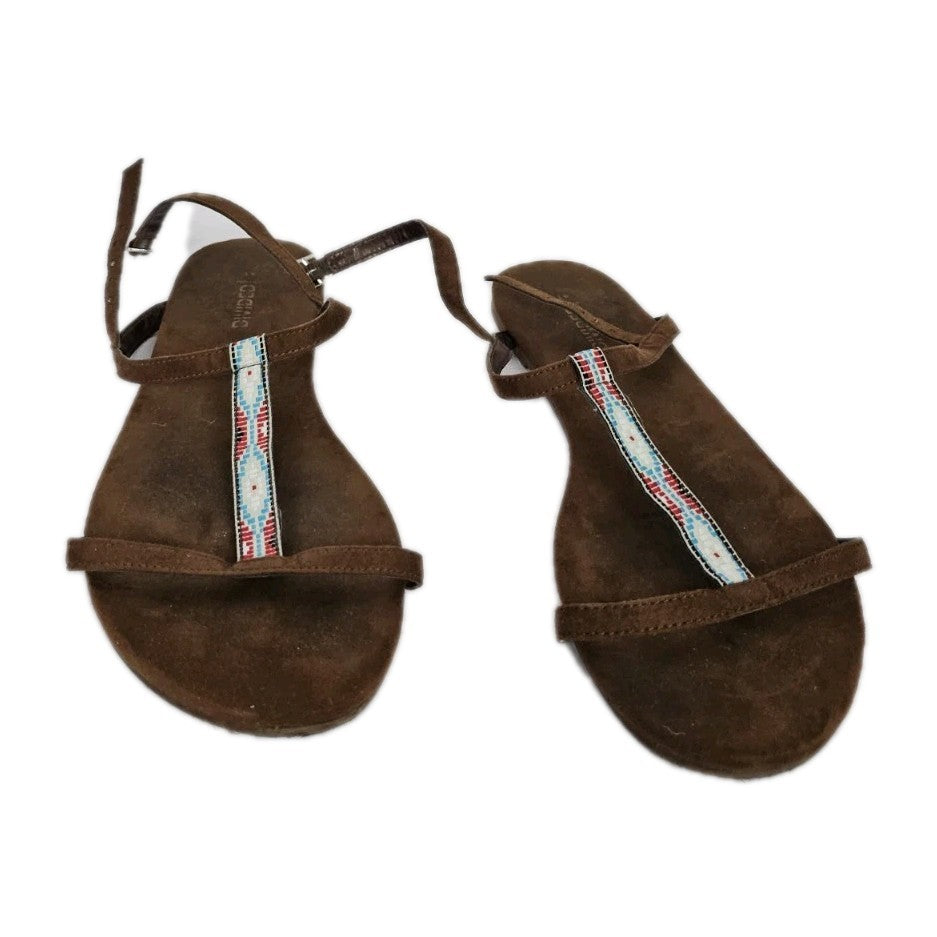 ES890 Damen Sandalen von Divided, Braun, Gr. 411