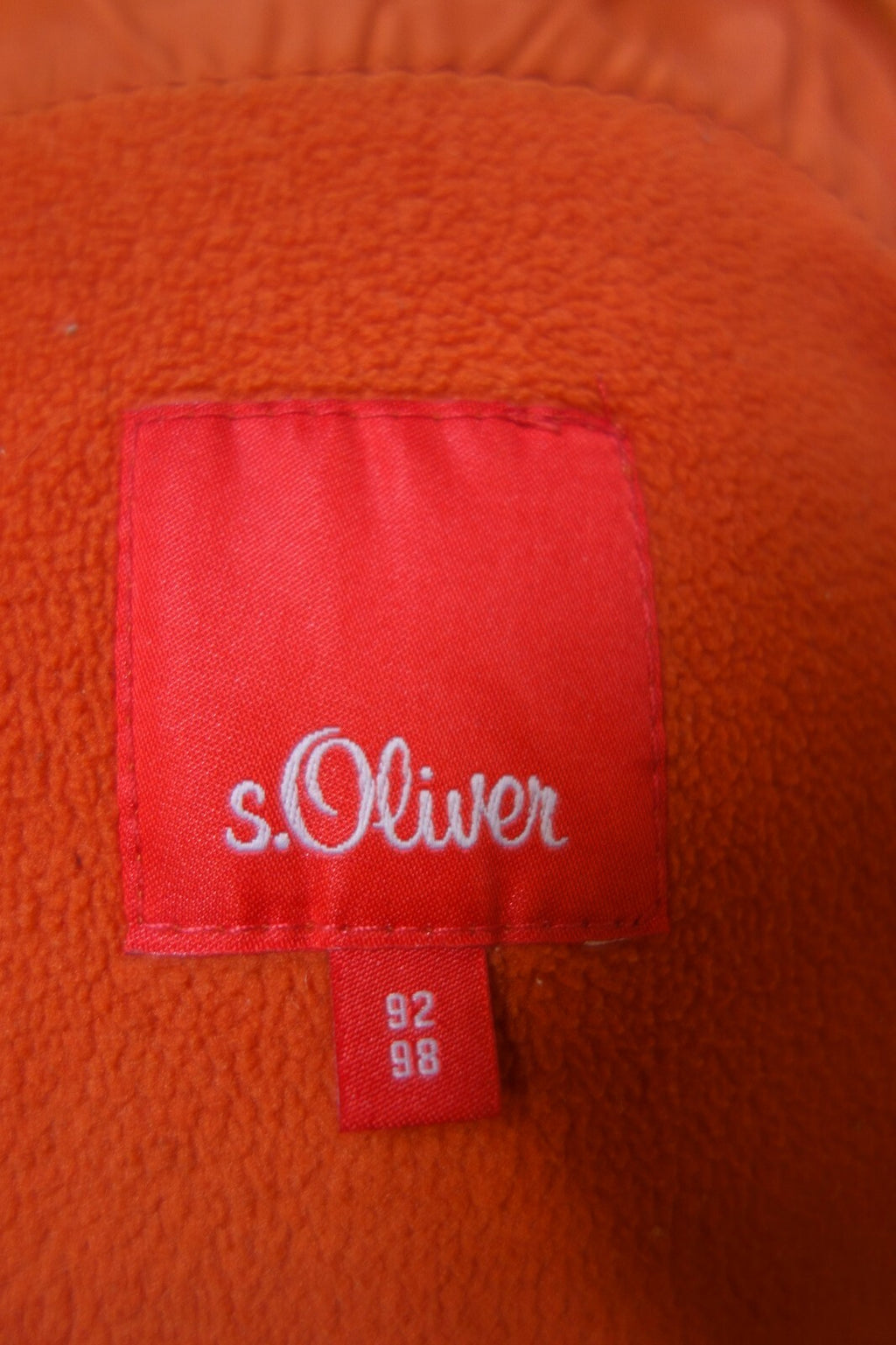 EK1662 Kinder Jacke von s.Oliver, Gr. 92/98, rot5