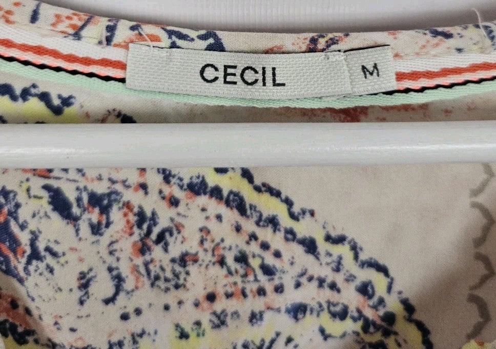 EK9318 Damen Bluse Cecil Gr.M Bunt1