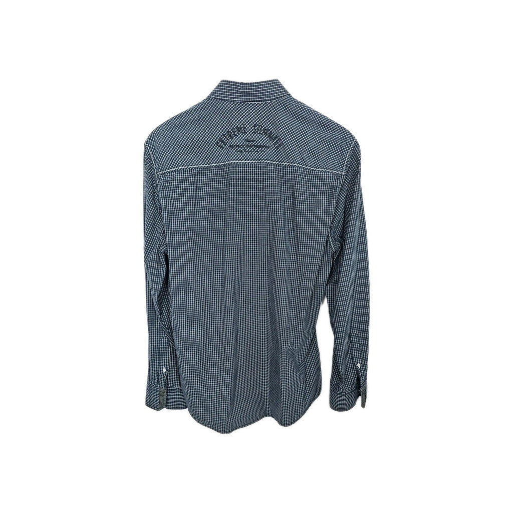 EK9212 Herrenhemd Engbers Gr.M Blau Karriert5