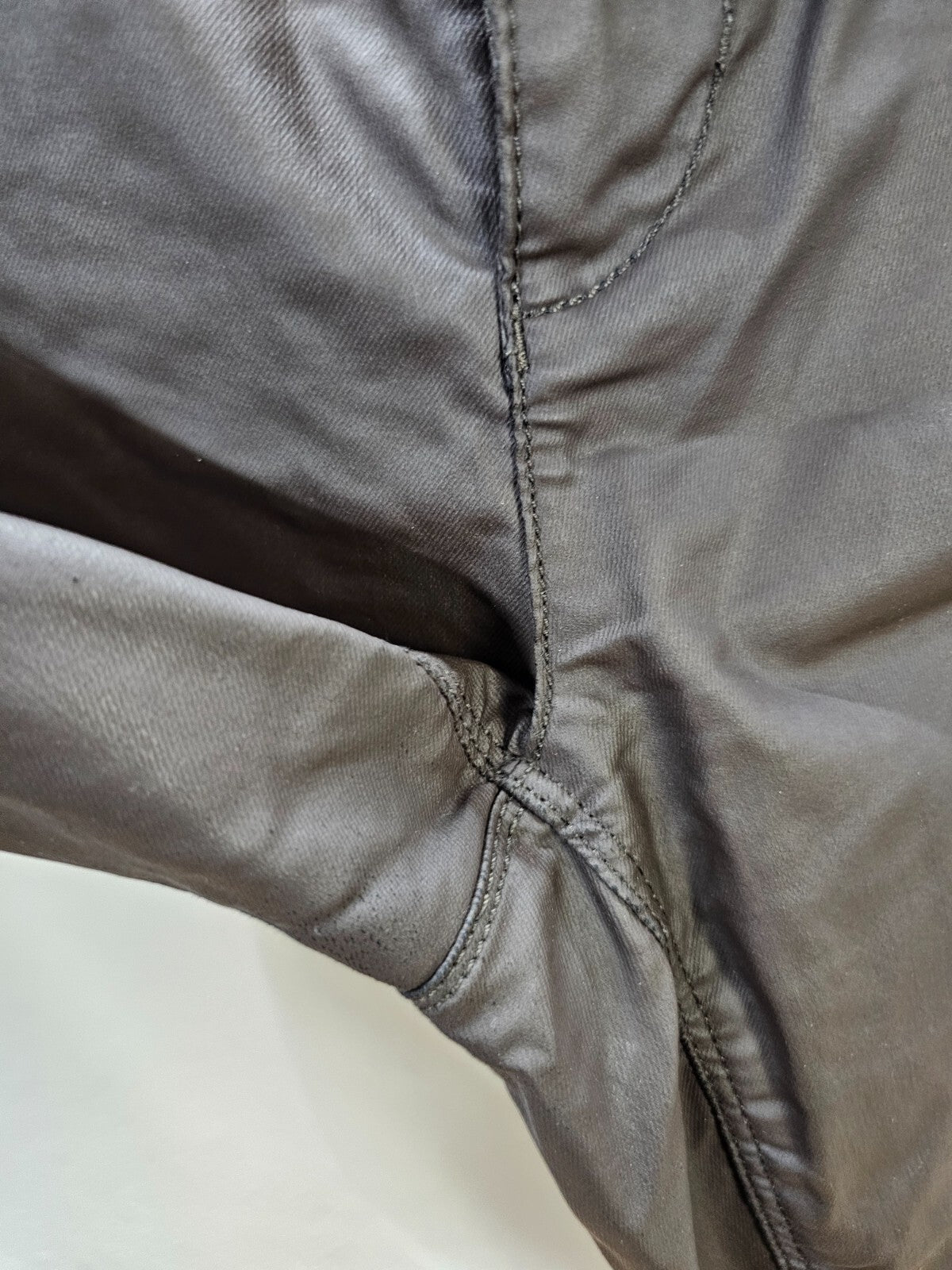 EK6163 Damen Kunstlederhose von Street One, braun, Gr. W326