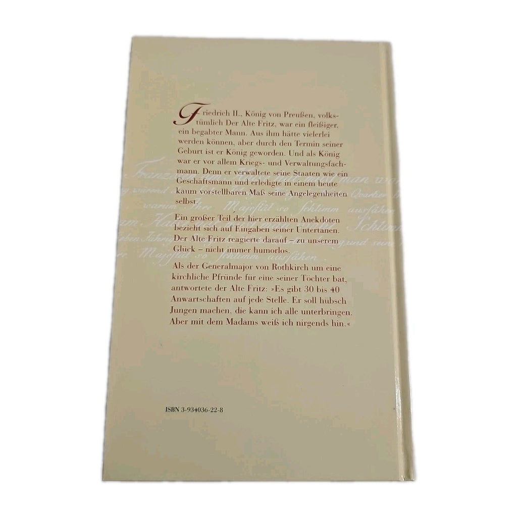 EB4465 Der Alte Fritz in Anekdoten1