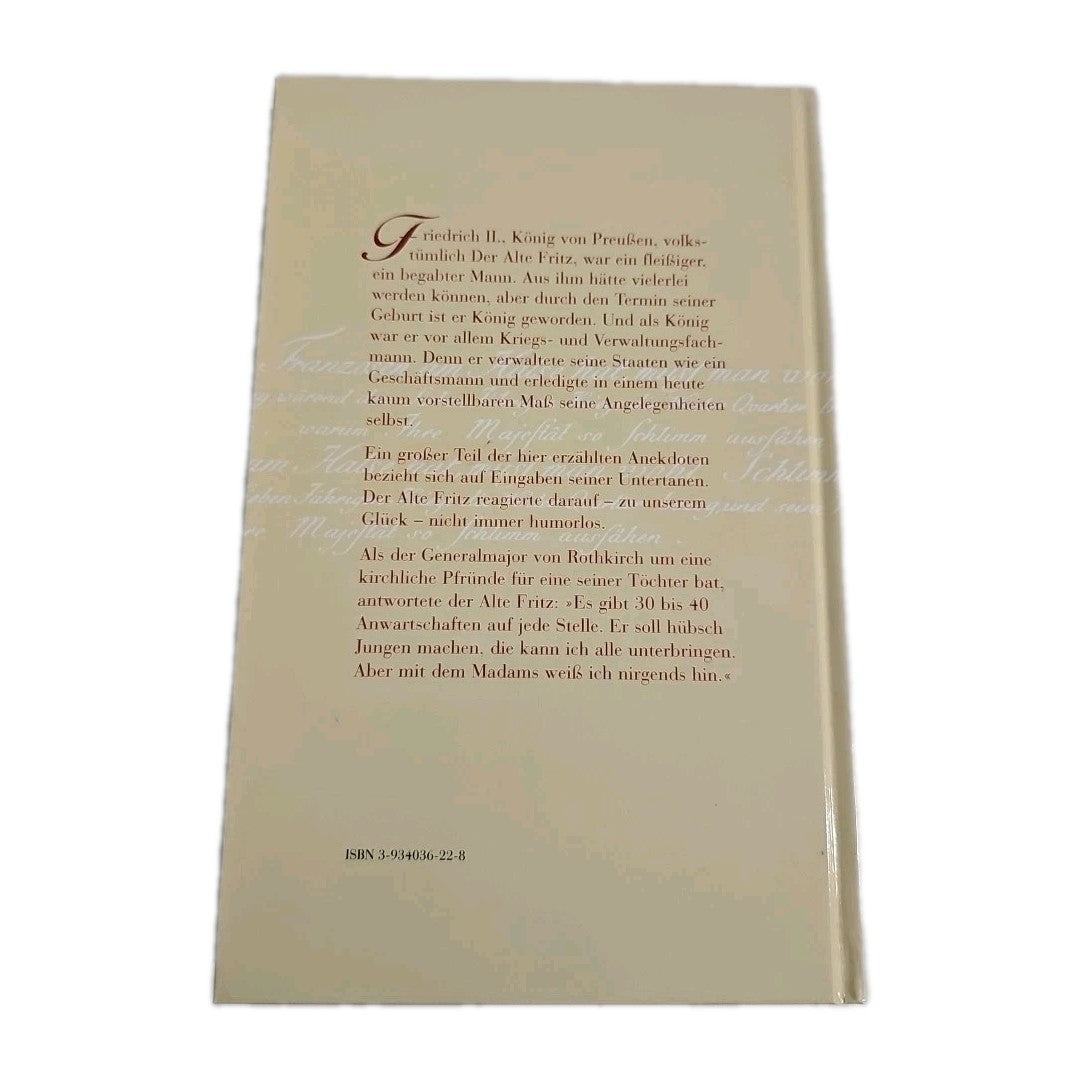 EB4465 Der Alte Fritz in Anekdoten1