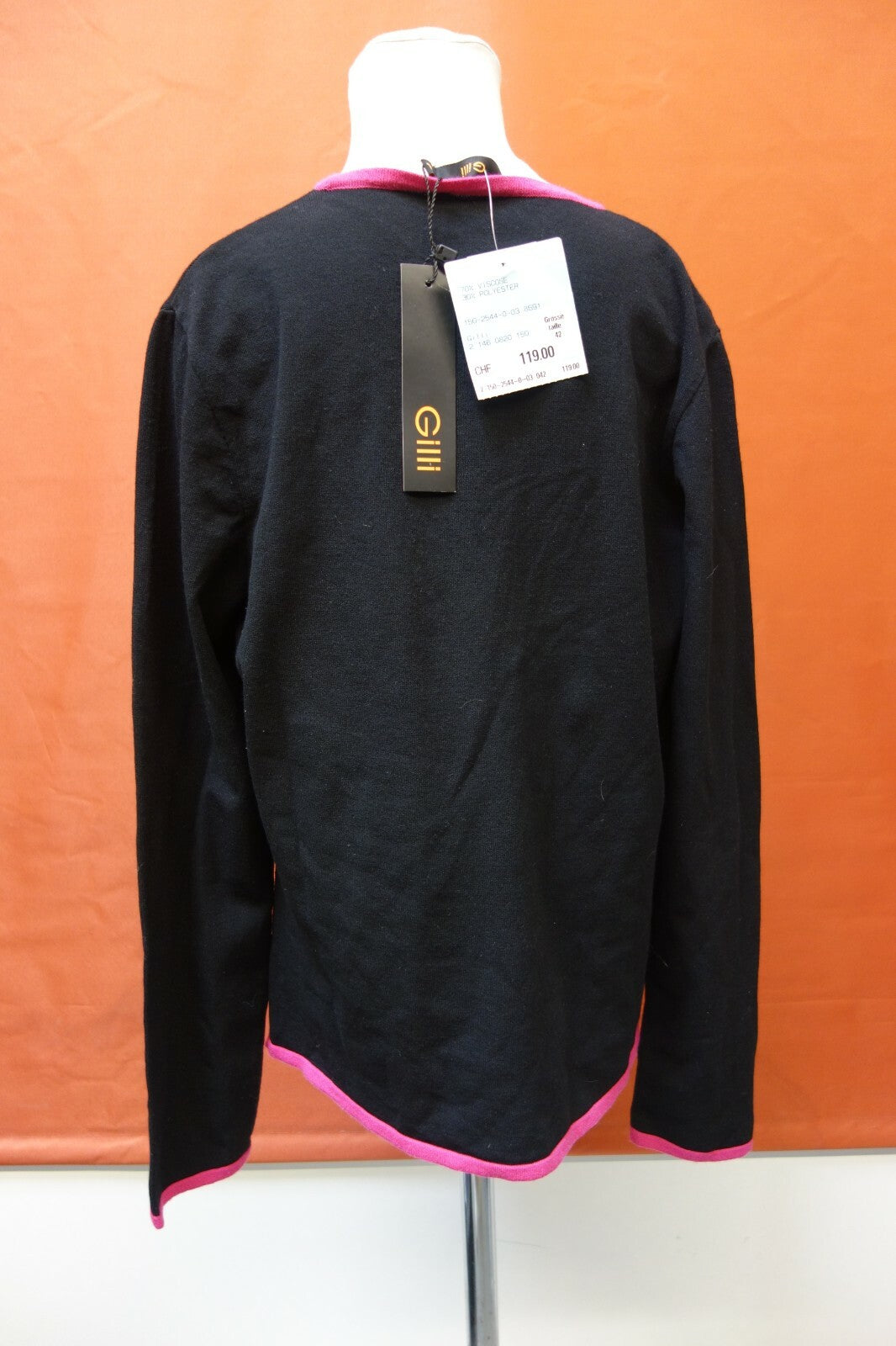 EK0112 Mädchen Pullover von Gilli, schwarz, XL2