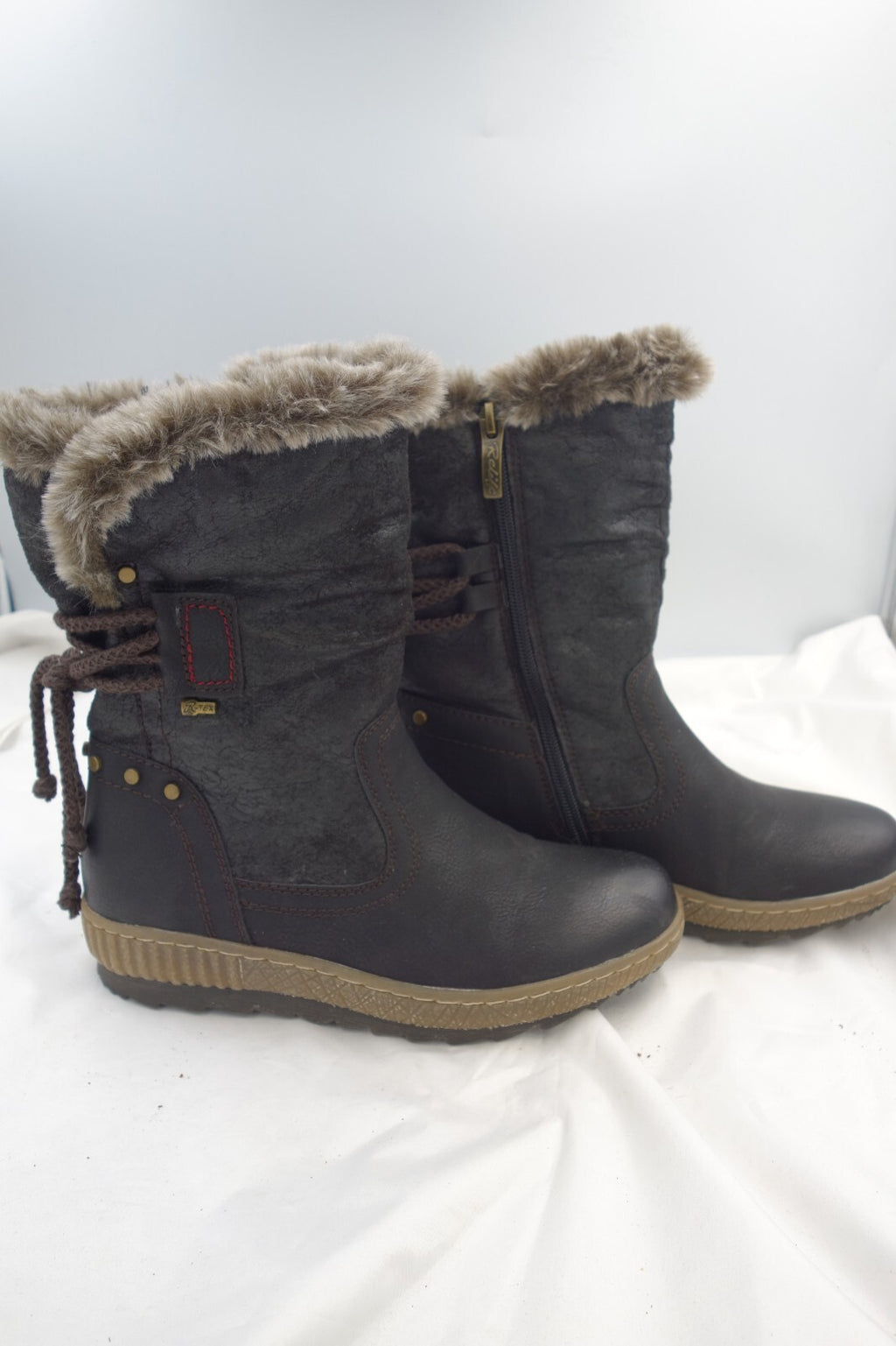 ES0644 Damen Stiefel von Relife, braun, gefüttert, Gr. 362