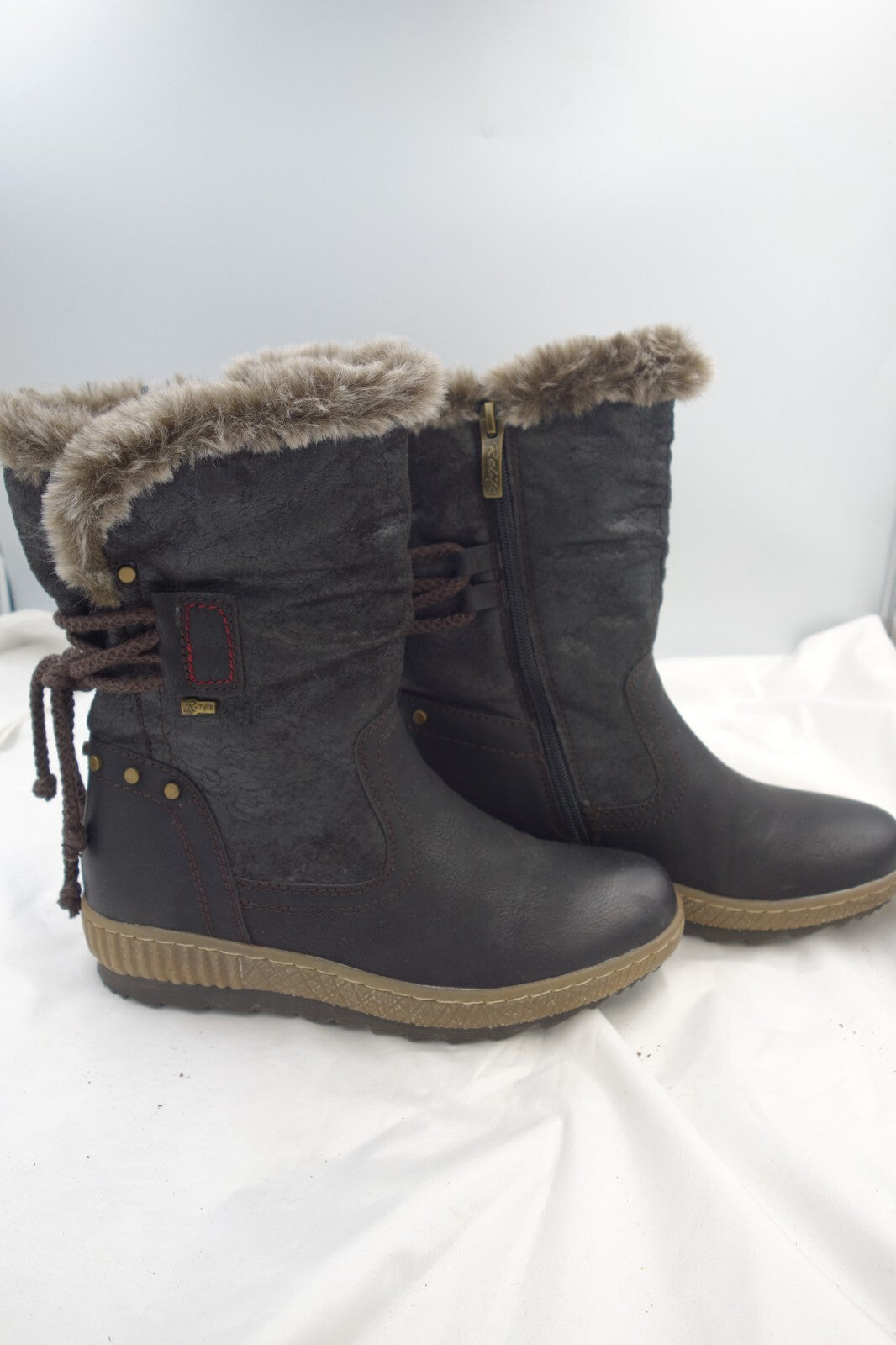 ES0644 Damen Stiefel von Relife, braun, gefüttert, Gr. 362