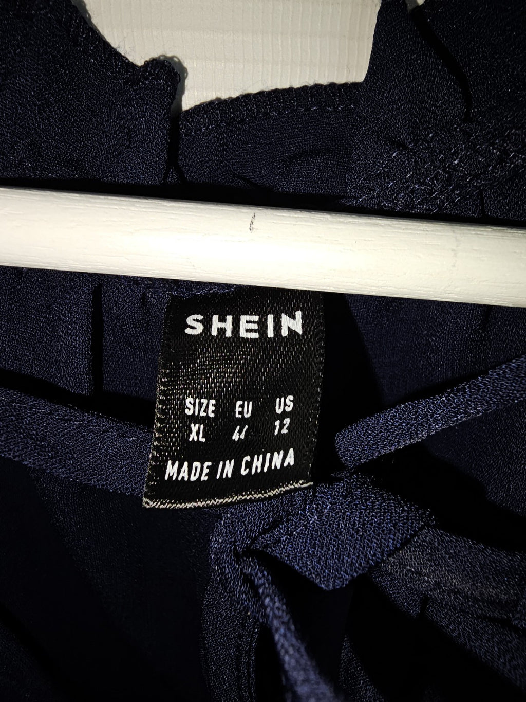 EK8236 Damen Bluse von Shein, Dunkelblau, Gr. XL2