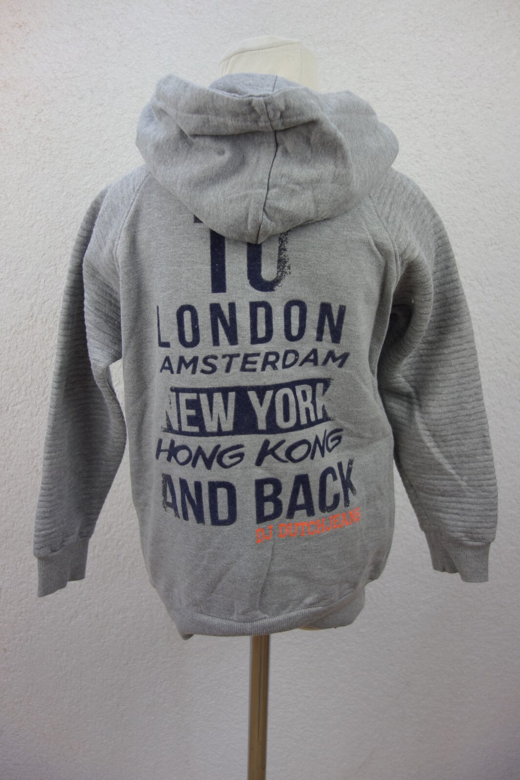 EK0935 Kinder Pullover von DJ Dutch Jeans, grau, Gr. 1343