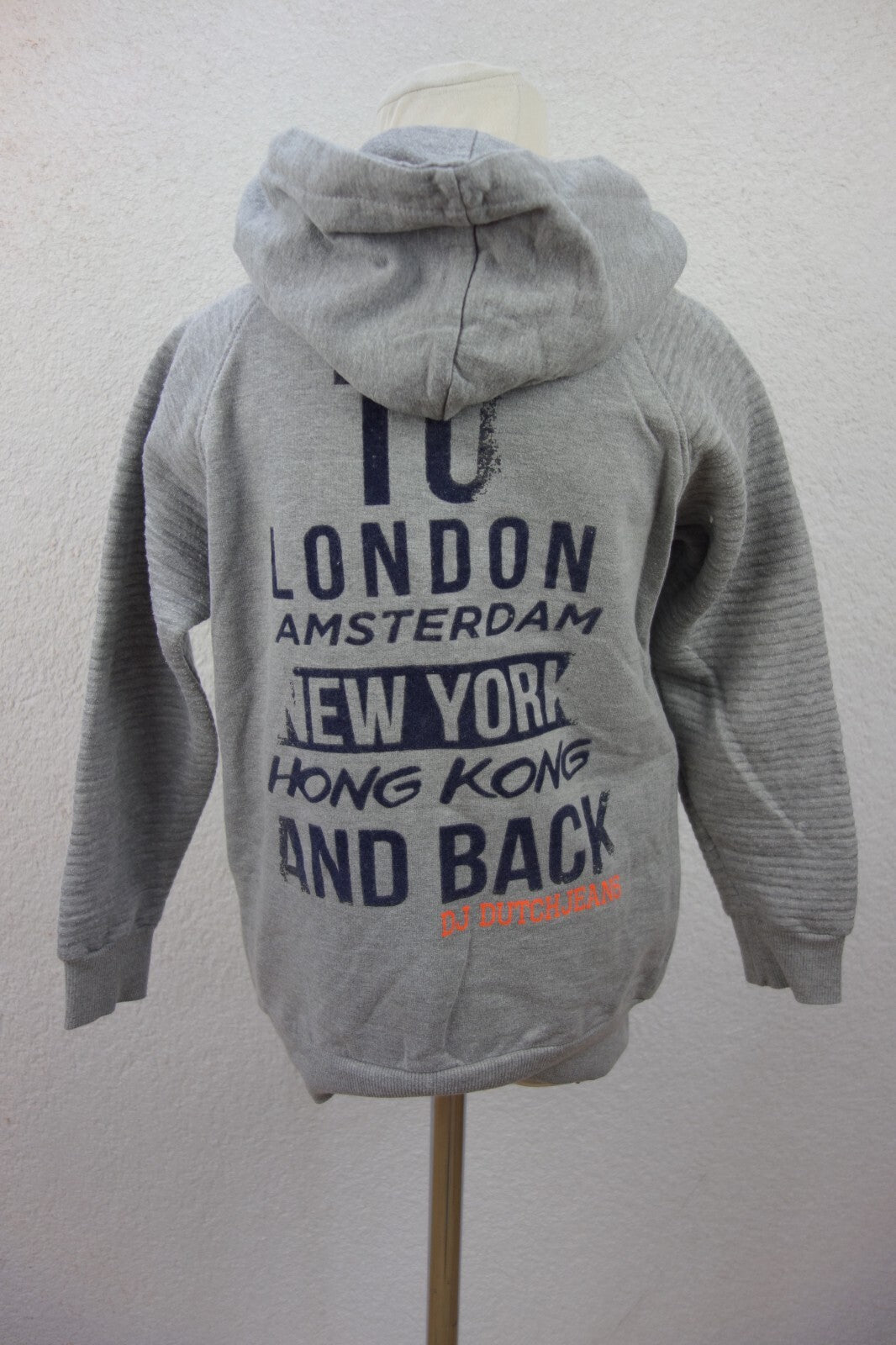 EK0935 Kinder Pullover von DJ Dutch Jeans, grau, Gr. 1343