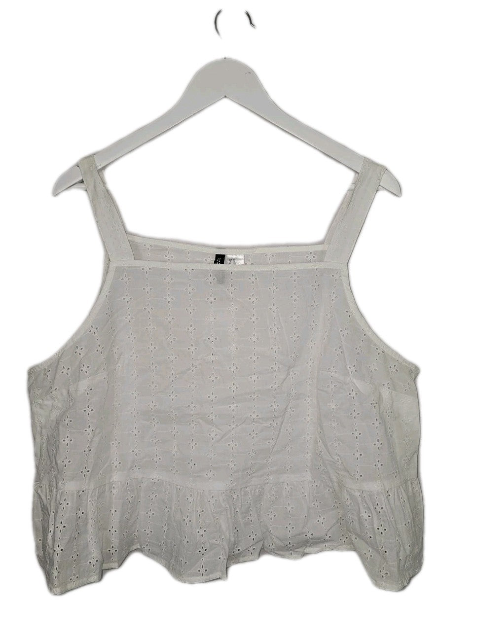 EK9044 Damen Trägershirt von H&M, Weiß, Gr. 500