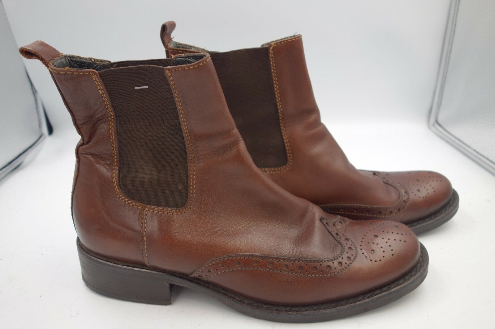 ES0586 Damen Stiefeletten von Cucite a Mand, braun, 361