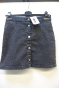 EK3472 Mädchen Rock von H&M, schwarz, Gr. 1640