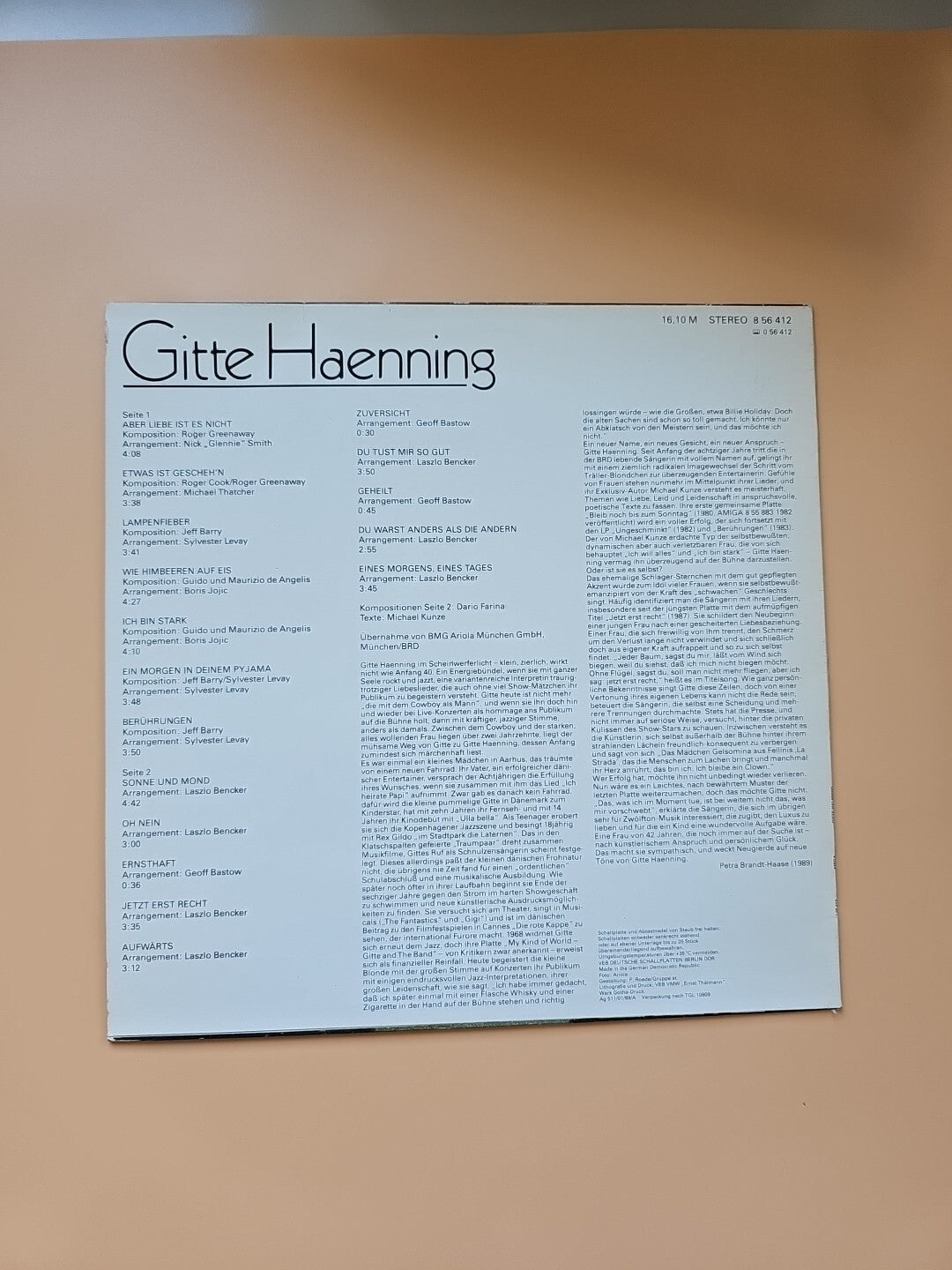 GITTE HENNING AMIGA 261 Lampenfieber1