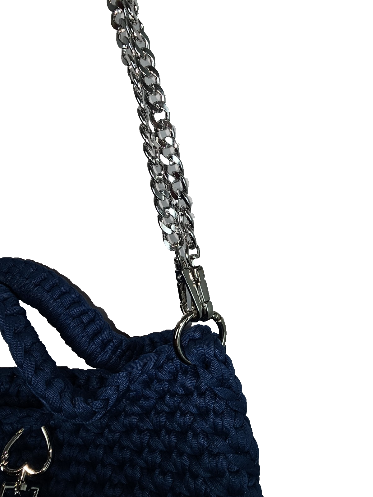 EK7846 Damen Handtasche Selbstgemacht, Blau/türkis1