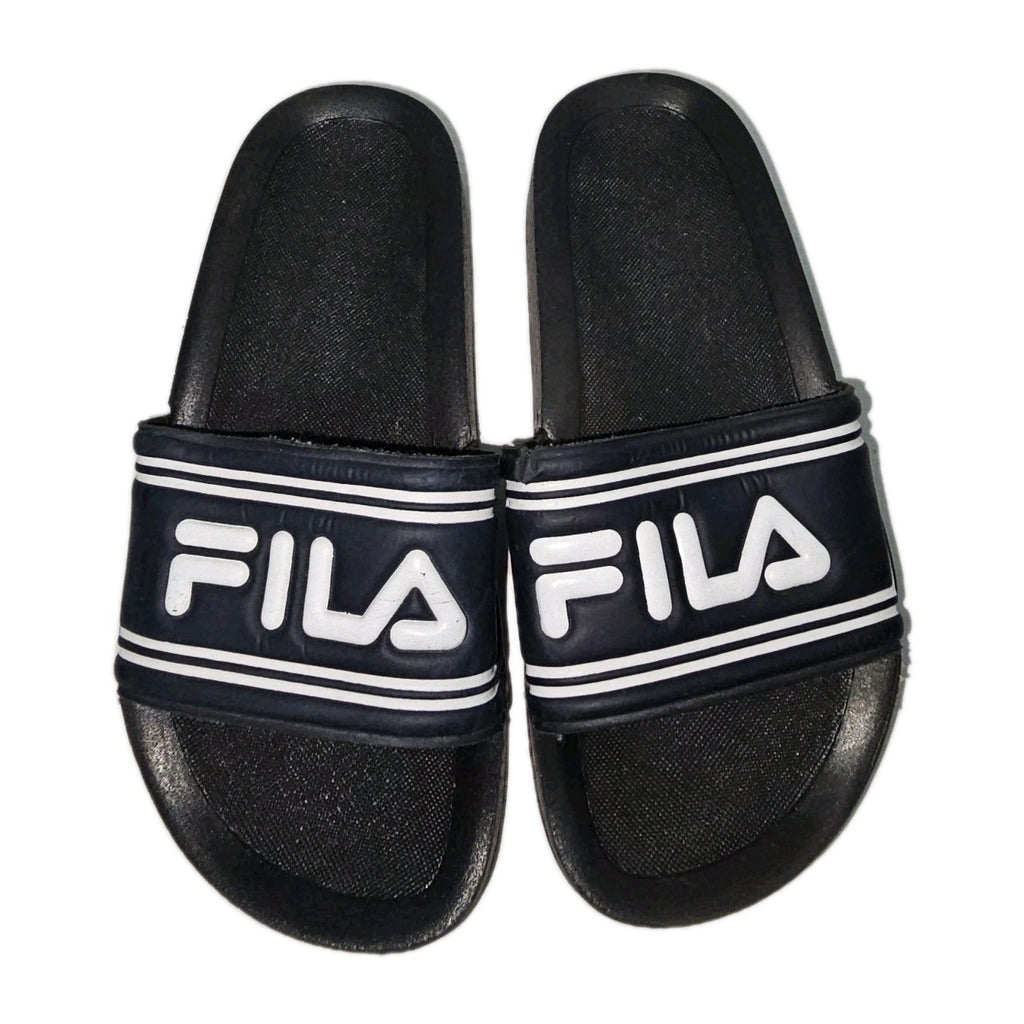 ES699 Jungen Latschen von Fila, blau, Gr.311