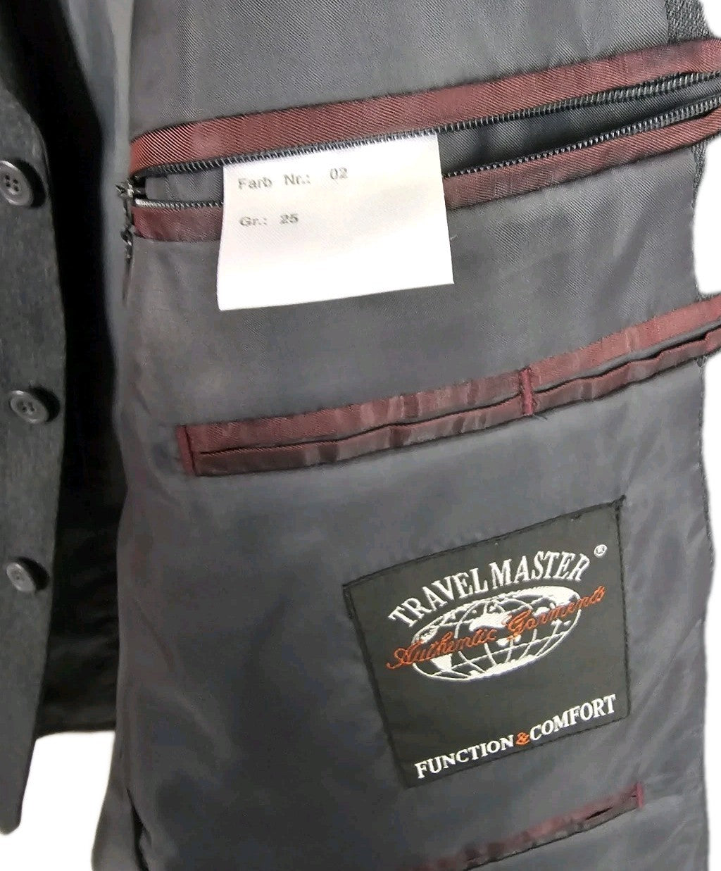 EK10845 Herren Sakko von Travelmaster, Grau, Gr. 253