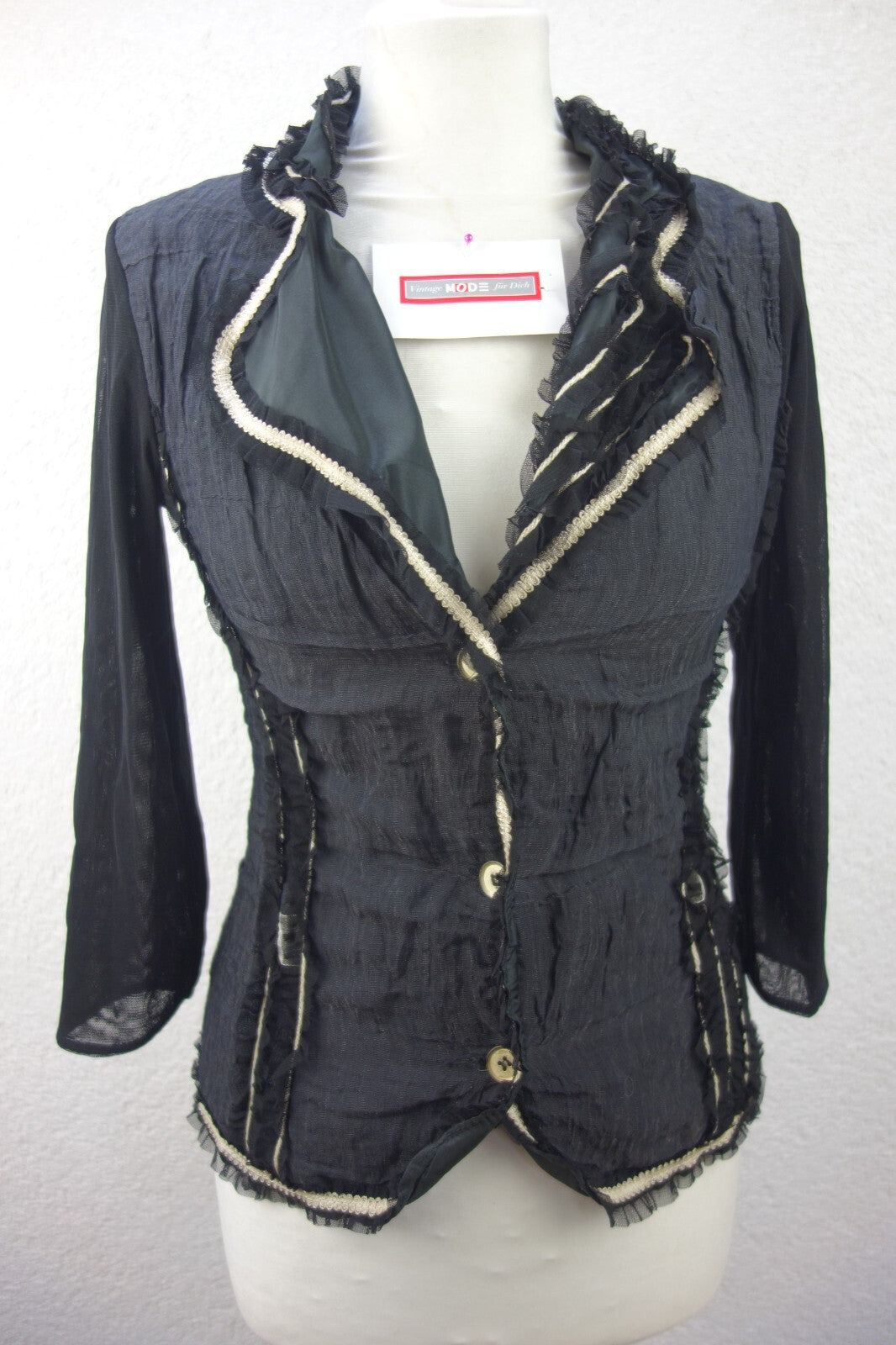 EK2285 Damen Jäckchen von Siste´s, schwarz, Gr. XS (Ital. M)0