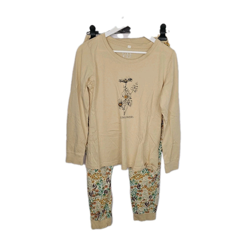 EK9039 Damen Schlafanzug von Vivance Dreams, Beige, Gr. 36/380