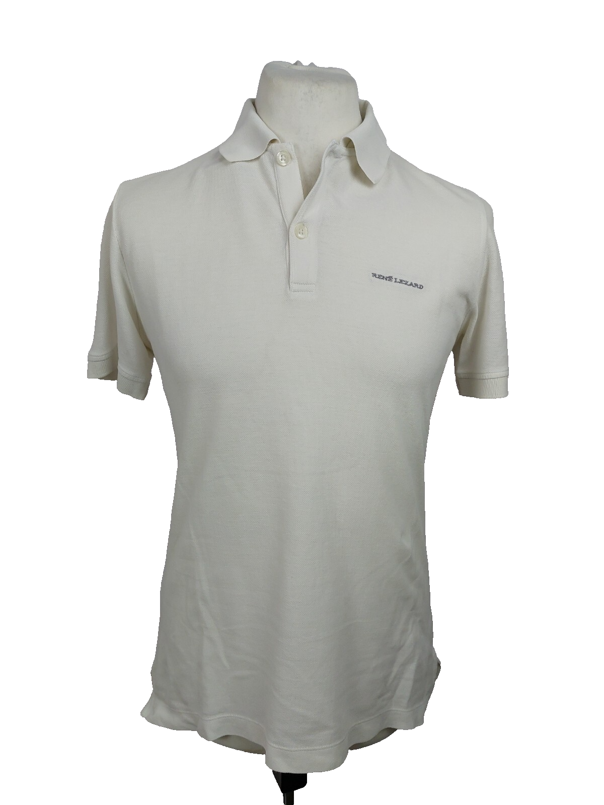 EK3170 Herren Polo von René Lezard, wollweiß, Gr. M0