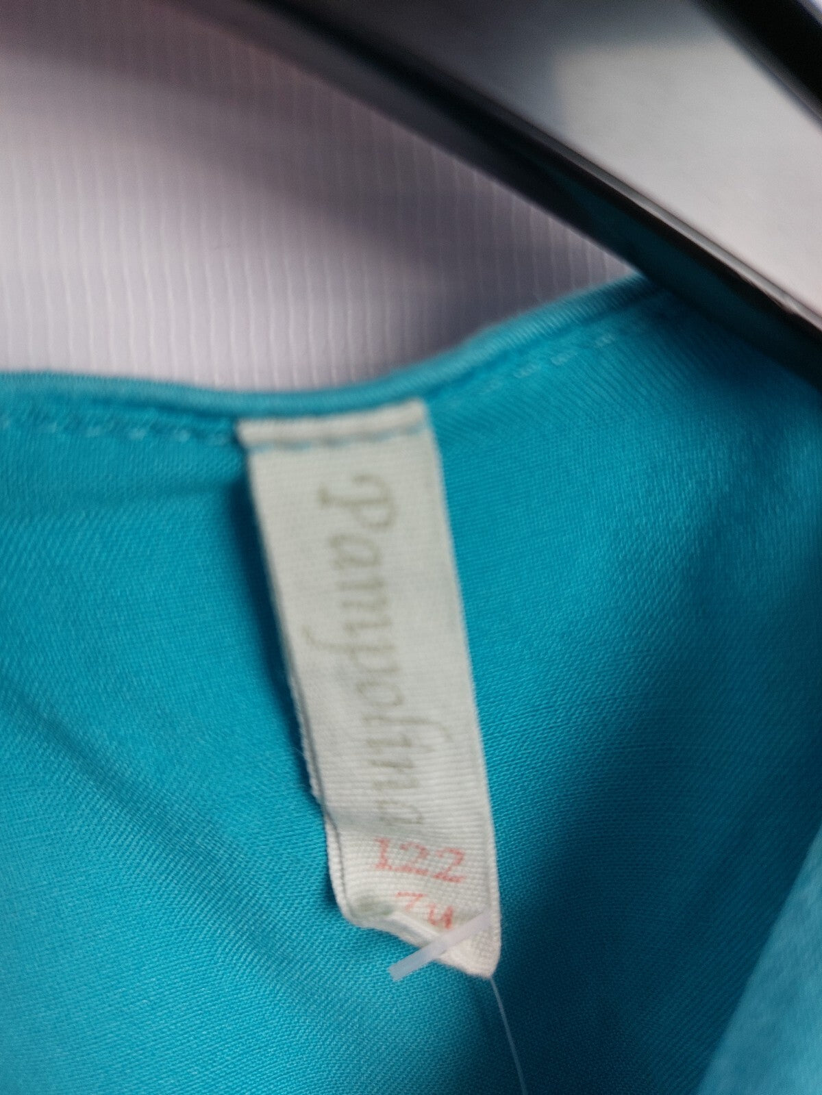 EK1063 Mädchen Kleid von Pampolina, hellblau, Gr. 1226