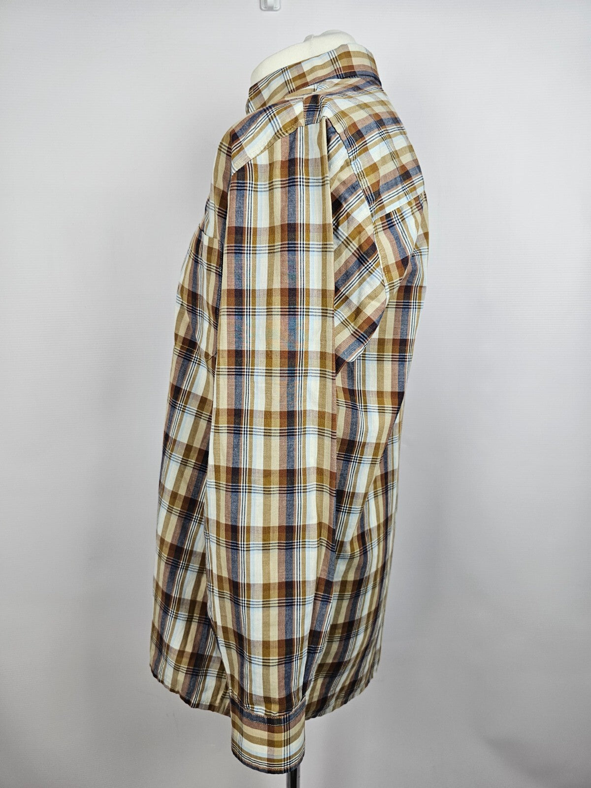 EK5418 Herren Hemd von Sergio Maldini, braun, Gr.M2