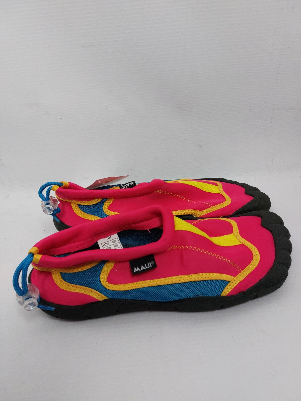 ES0677 Barfuß Badeschuhe von Maui, pink, blau, gelb, Gr. 395