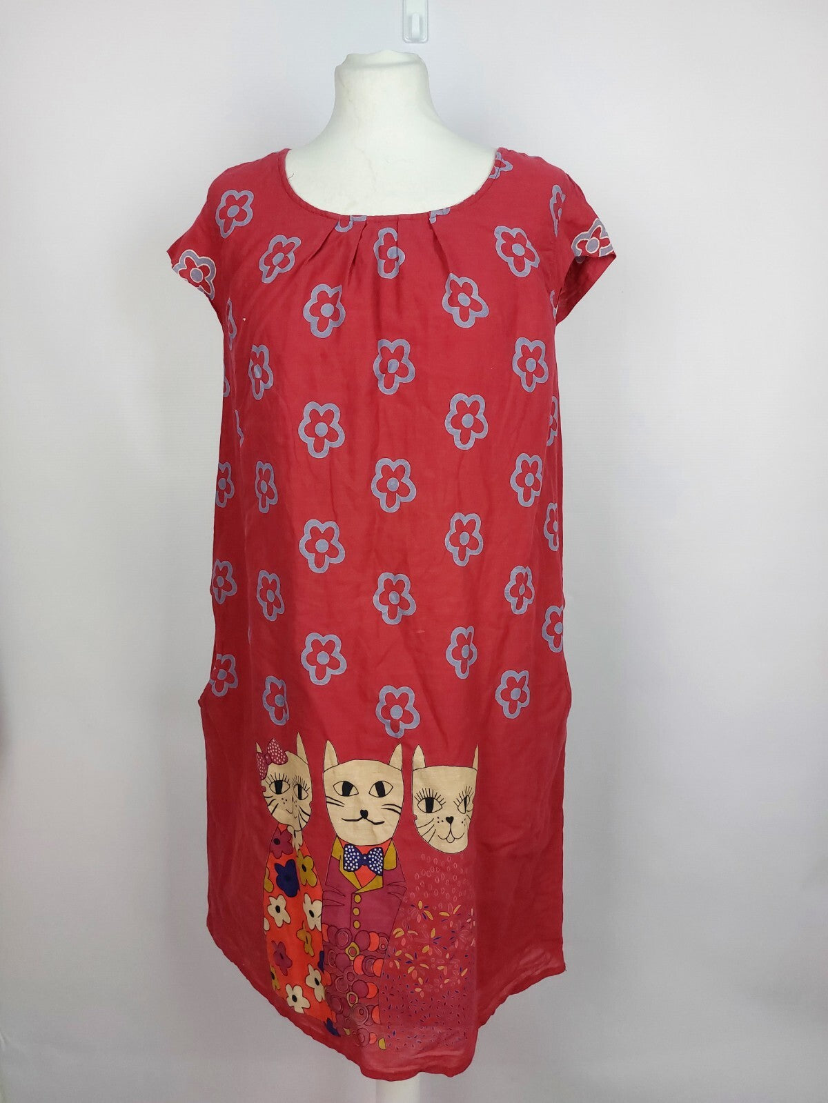 EK4322 Damen Kleid von Park Moda, rot, Gr. M0