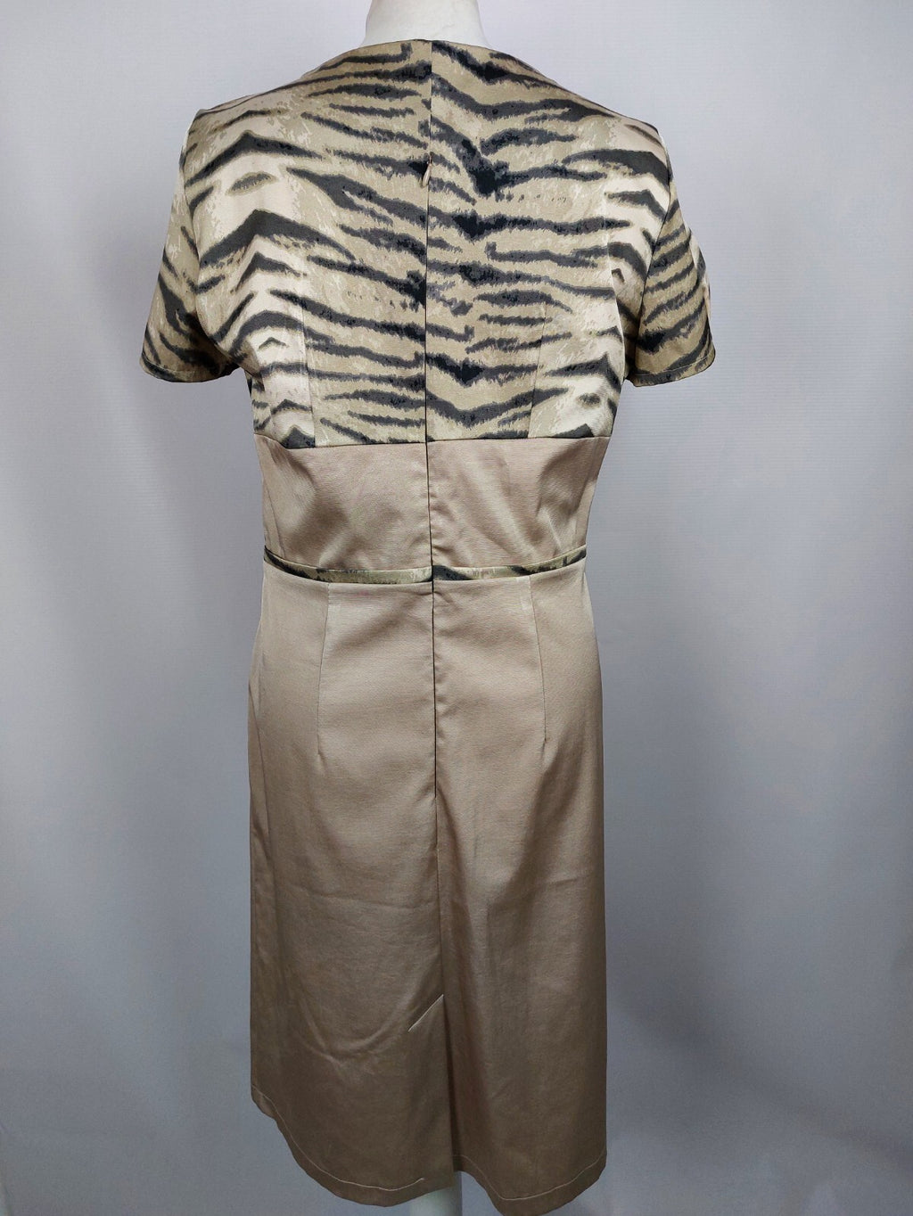 EK5045 Damen Kleid von Yawa, beige/grau, Gr. 425
