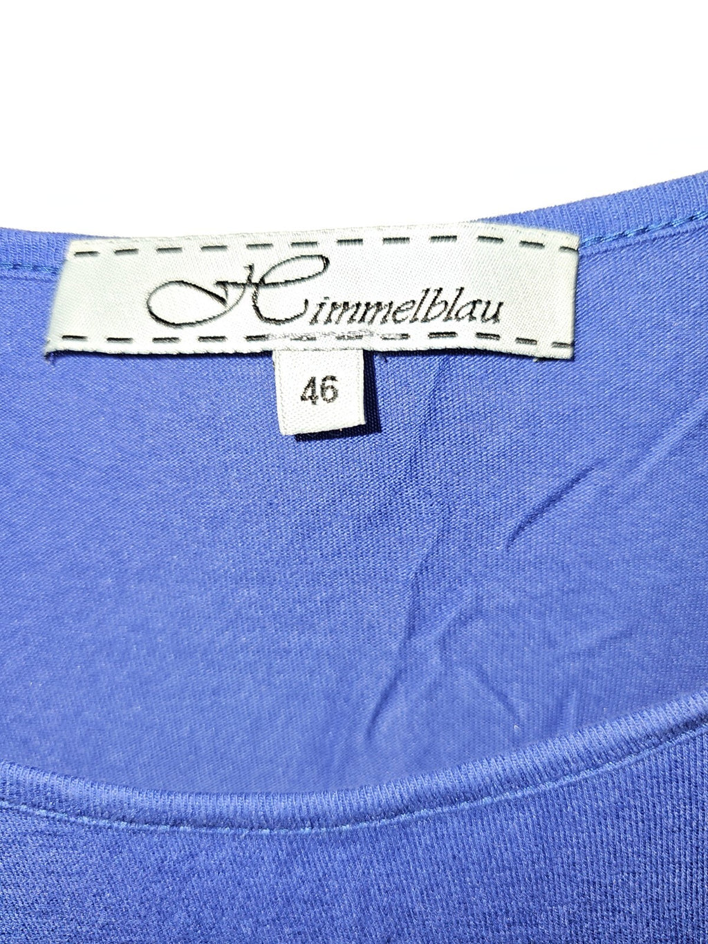 EK6718 Damen Bluse von Himmelblau, Dunkelblau, Gr.461