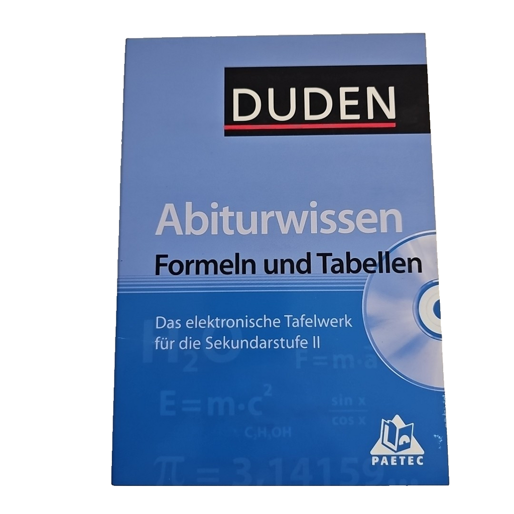 EB2528 Formeln und Tabellen:das elektronische Tafelwerk für die Sekundarstufe II0