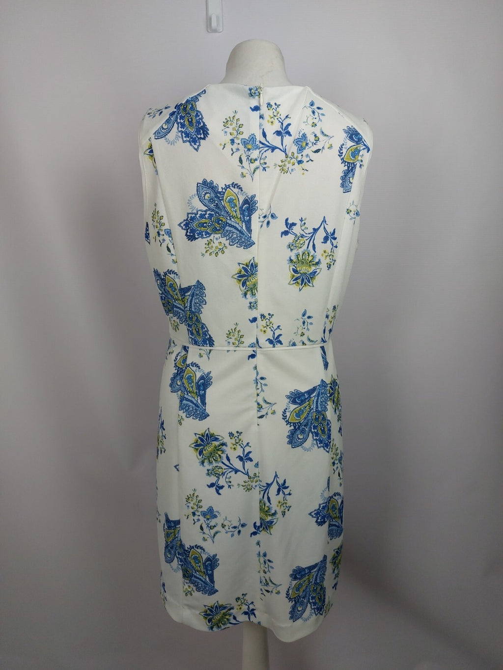 EK3325 Damen Kleid von sfera, weiß/blau, Gr. L5