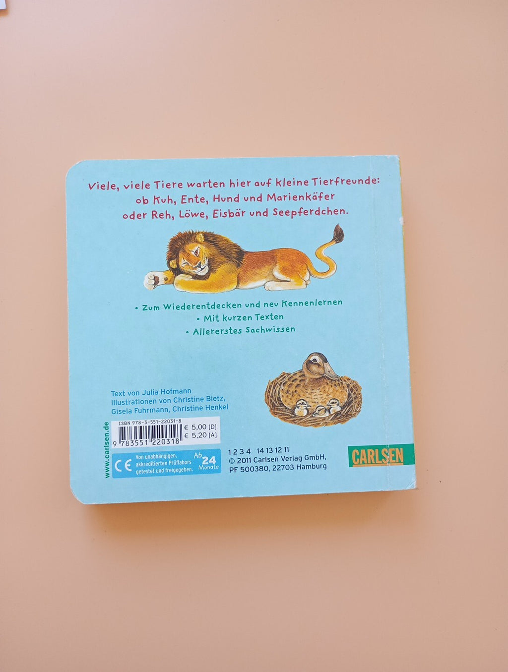 Mein erstes buntes Tiere-Buch Hofmann, Julia: 4421