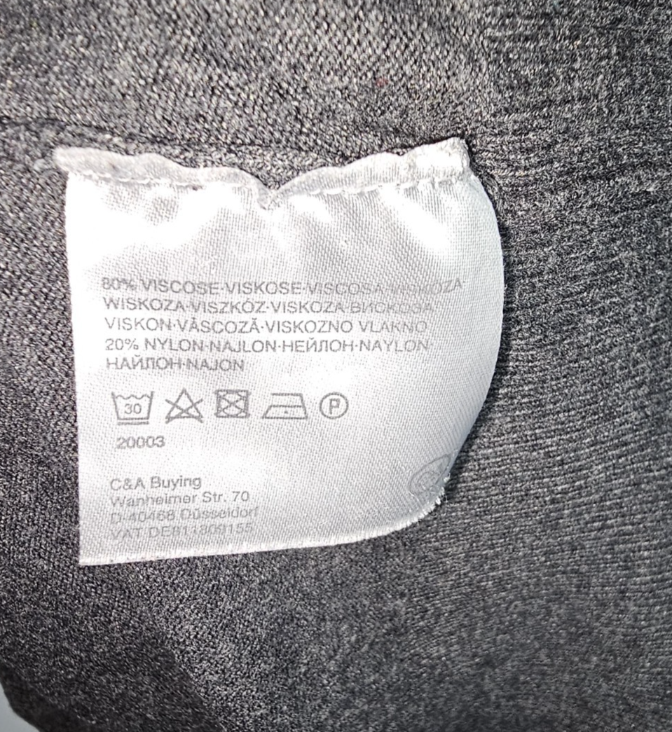 EK8182 Damen Strickjacke von Yessica, Grau, Gr. L4