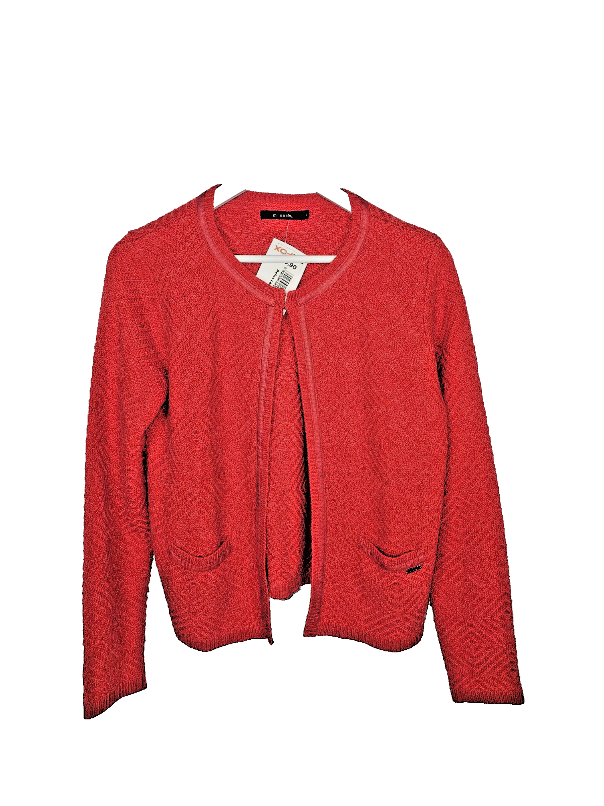 EK7144 Damen Strickjacke von Monnari, Rot, Gr.L0