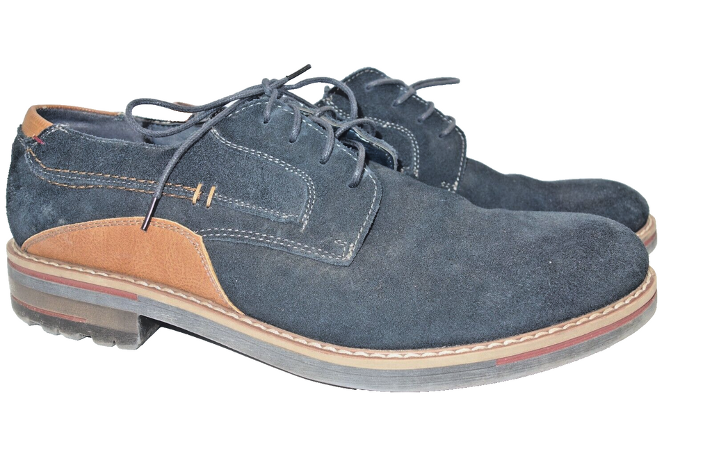 ES0533 Herren Halbschuhe von AM Shoe Company, blau braun, 441