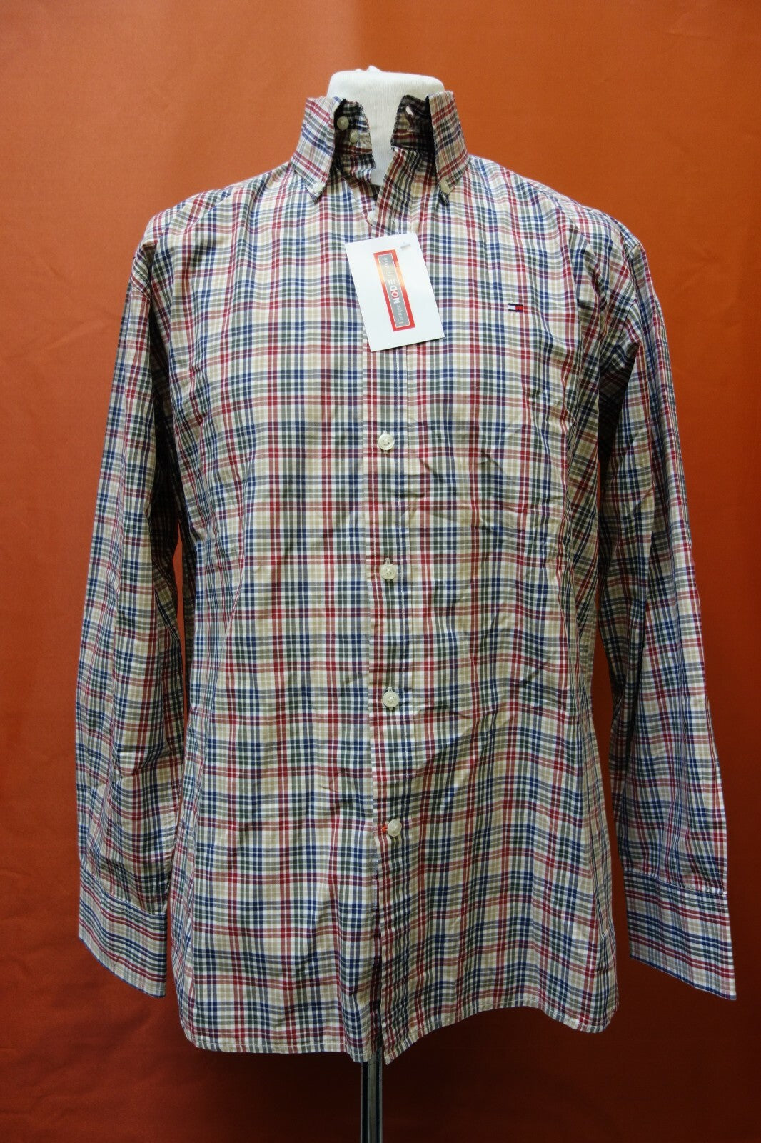 EK0099 Herren Hemd von Tommy Hilfiger, kariert, L0