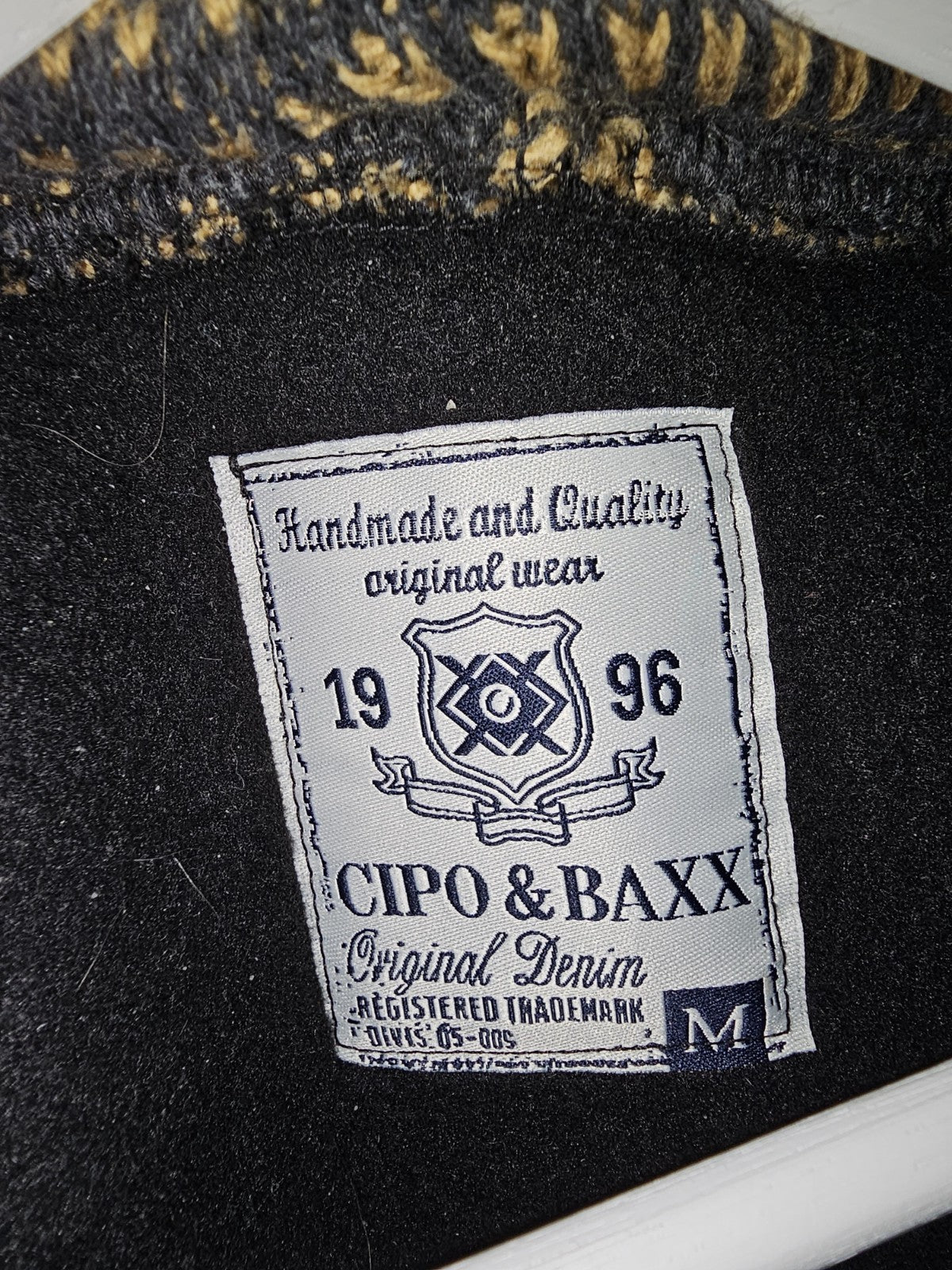 EK7723 Herren Pullover von Cipo&Baxx, schwarz, Gr.M2