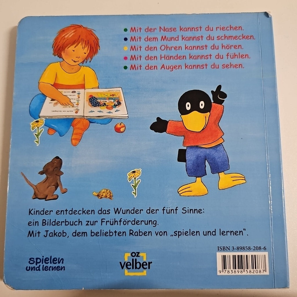 EB838 Mit allen fünf Sinnen. Spielen und lernen von Hille& Schäfer 1