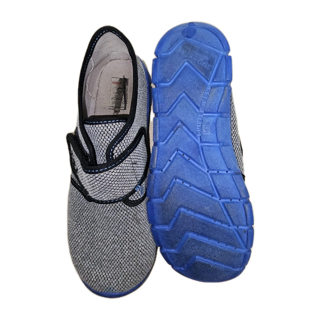 ES108 Jungen Hausschuhe von Superfit, Grau, Gr. 356