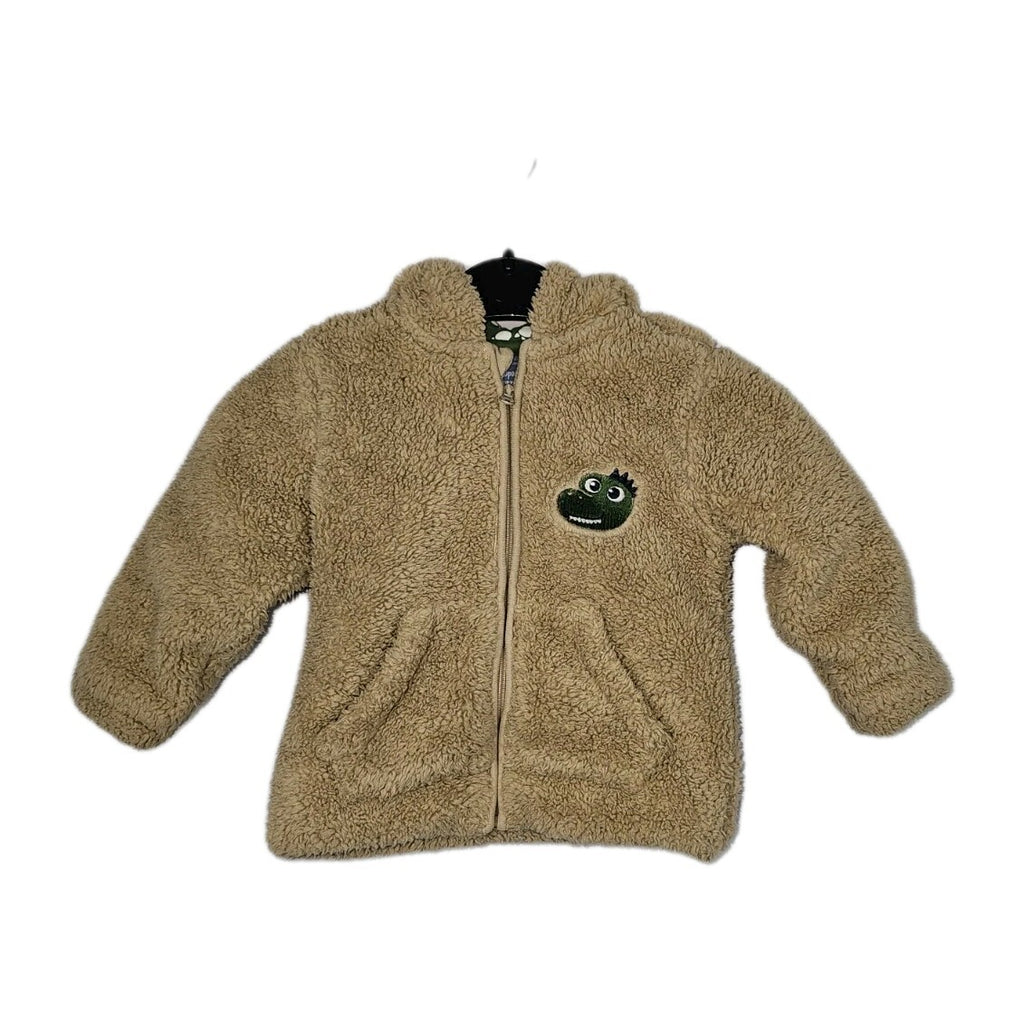EK11330 Kinder Felljacke von Dopo Dopo, Braun, Gr. 680