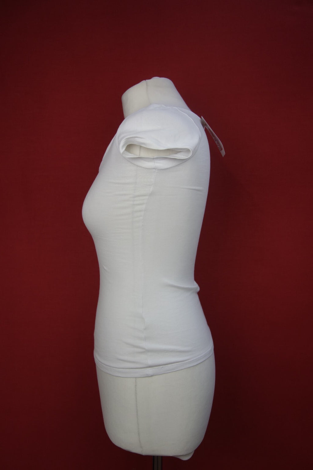 EK3946 Damen Top von Tally Weijl, weiß. Gr. XS2