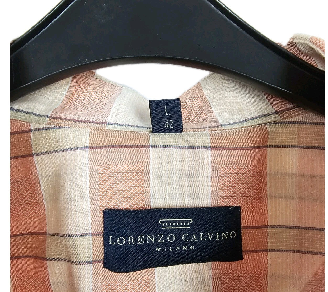 EK10567 Herren Hemd von Lorenzo Calvino, Rot, Gr. L1