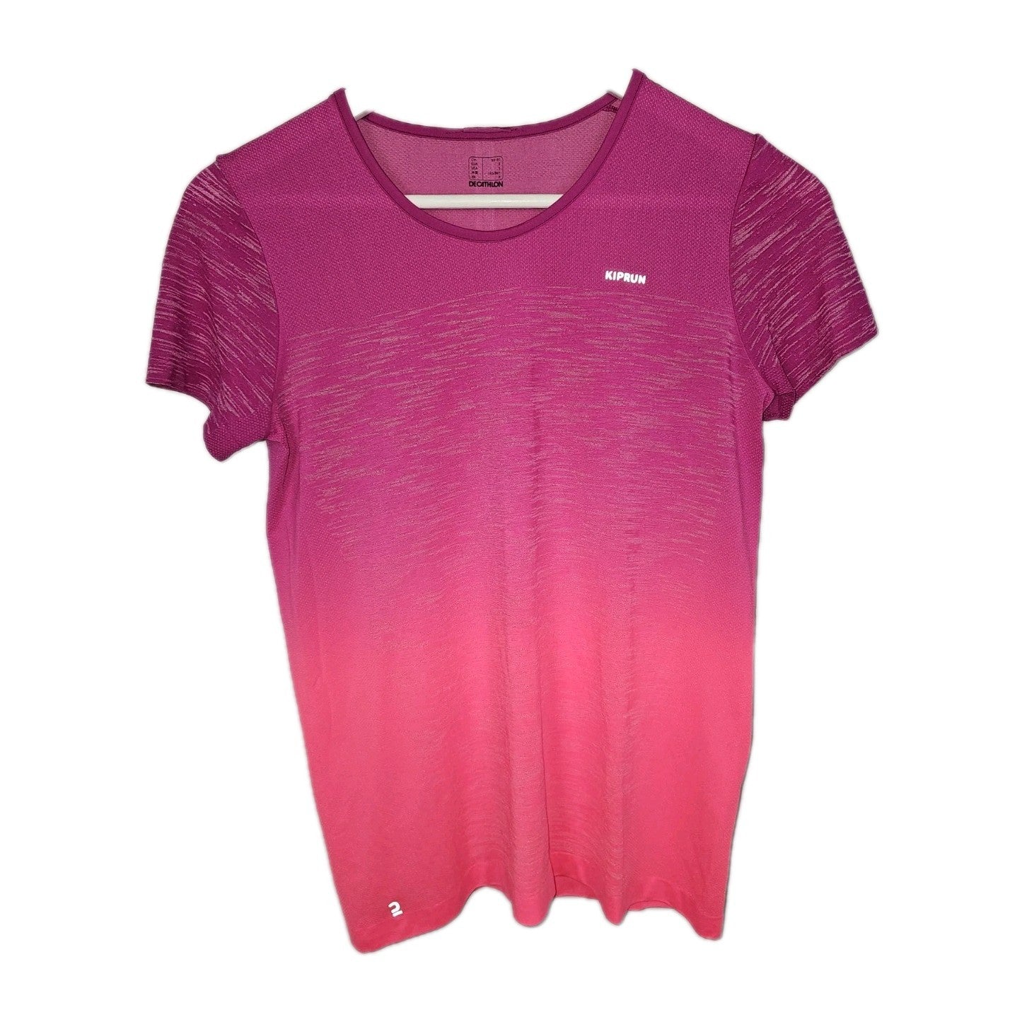 EK7929 Damen Sport T-Shirt von Kiprun-Decathlon,  rosa, Gr.S0