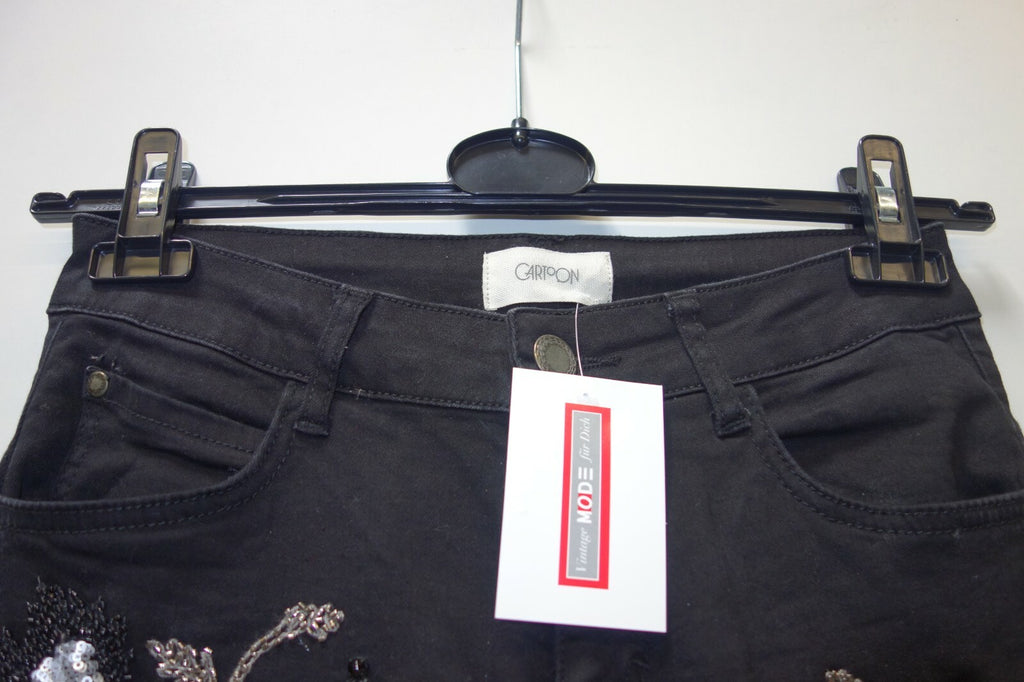 EK0769 Damen Jeans von Cartoon, 36 schwarz1