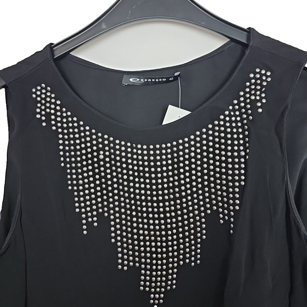 EK1937 Damen Bluse von Expresso, Schwarz, Gr. 401