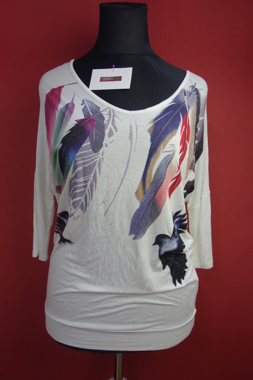 EK0466 Damen Pullover von Aniston, weiß, Gr.360