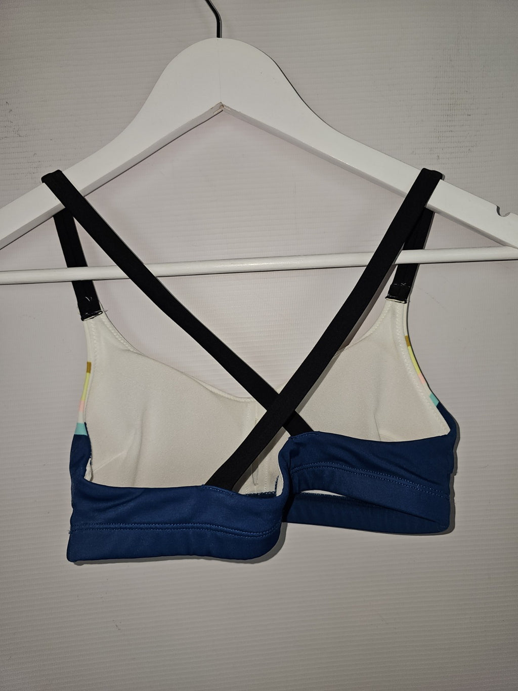 EK10045 Mädchen Bikini Top von Nabaiji, blau, Gr. 116/122 (nach Größentabelle)1